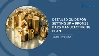 Cost Analysis for Bronze Bars Manufacturing Plant PDF