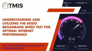 understanding and utilizing the dodo broadband