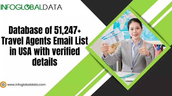 database of 51 247 travel agents email list