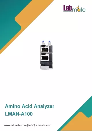 amino acid analyzer lman a100