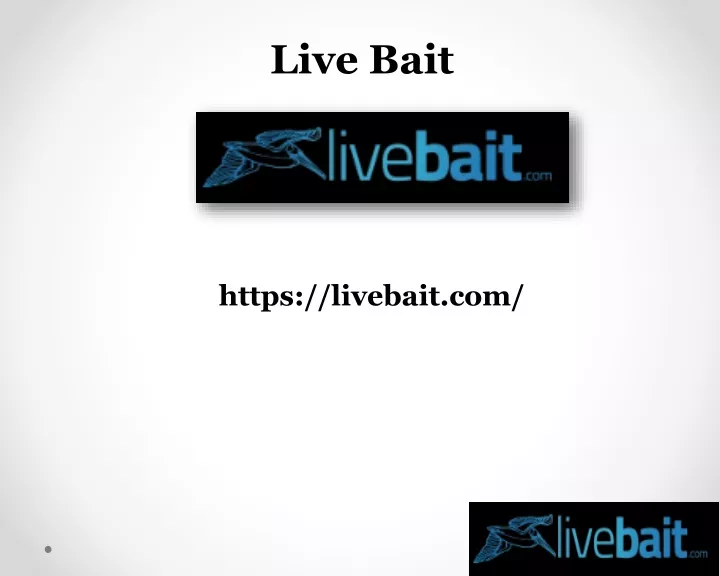 live bait