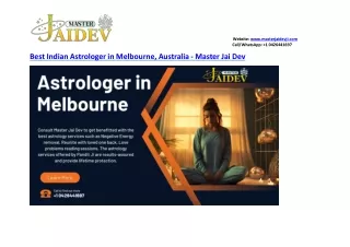 Best Astrologer and Psychic in Melbourne Australia