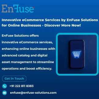 Innovative eCommerce Services by EnFuse Solutions for Online Businesses