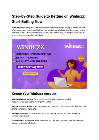 Step-by-Step Guide to Betting on Winbuzz_ Start Betting Now (1)