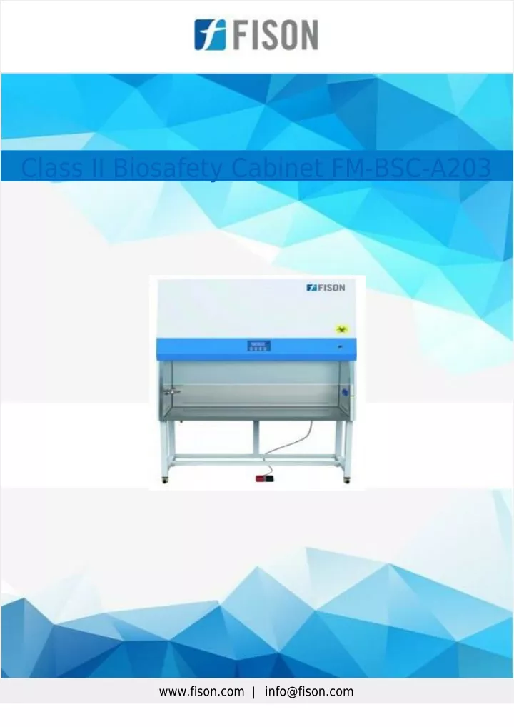 class ii biosafety cabinet fm bsc a203 www fison