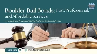 Fast, Professional Boulder Bail Bonds Services | Denver VIP Bonds