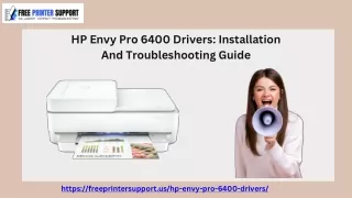 HP Envy Pro 6400 Drivers Installation and Troubleshooting Guide