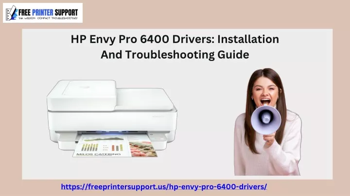 hp envy pro 6400 drivers installation