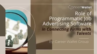 Role of Programmatic Job Advertising Software in Connecting Firms with Talents