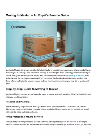 moving to mexico an expat s service guide