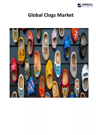 global clogs market