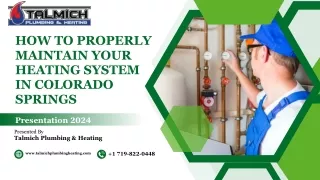 How to Properly Maintain Your Heating System in Colorado Springs