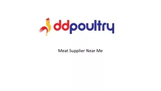 D&D Poultry- Meat Supplier Near Me