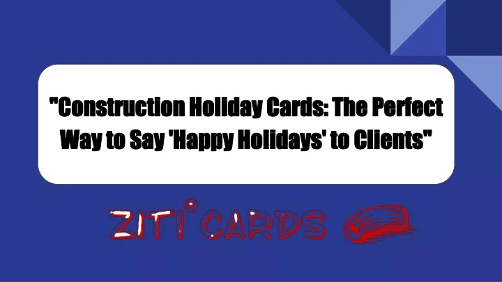 construction holiday cards the perfect