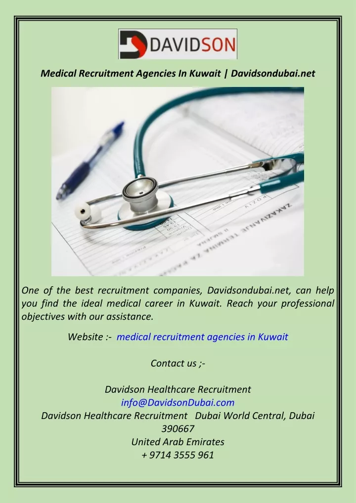 medical recruitment agencies in kuwait