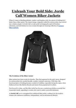 Unleash Your Bold Side_ Jorde Calf Women Biker Jackets