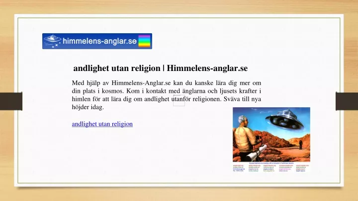 andlighet utan religion himmelens anglar se