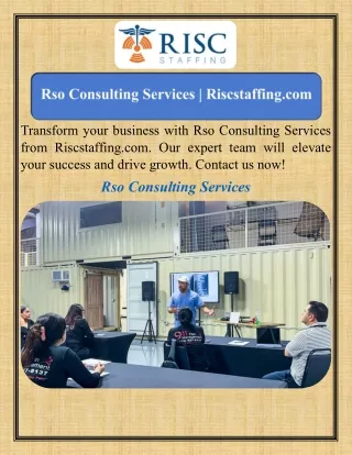 Rso Consulting Services   Riscstaffing.com