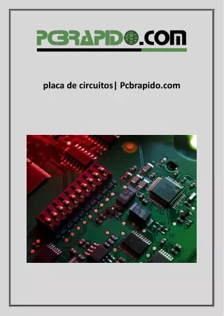 placa de circuito impreso| Pcbrapido.com