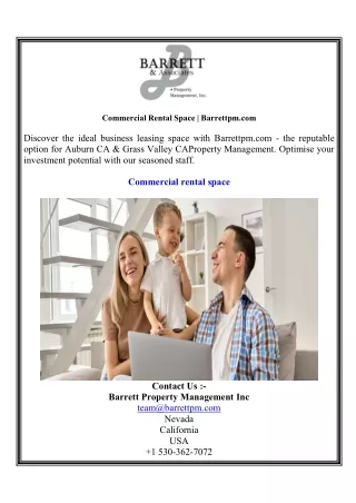 Commercial Rental Space   Barrettpm.com
