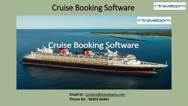 cruise booking software