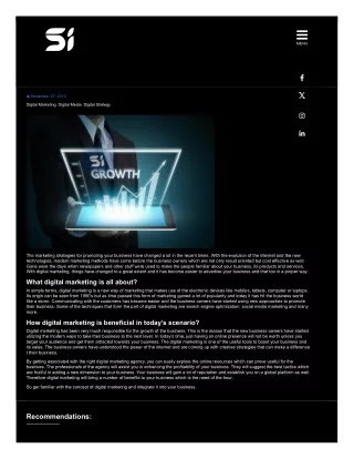 Digital Marketing A Necessity For New Business