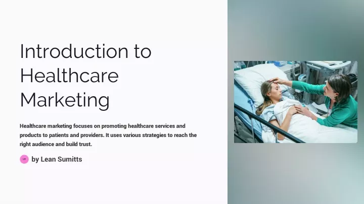 introduction to healthcare marketing