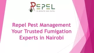repel pest management your trusted fumigation experts in nairobi