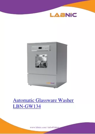 automatic glassware washer lbn gw134