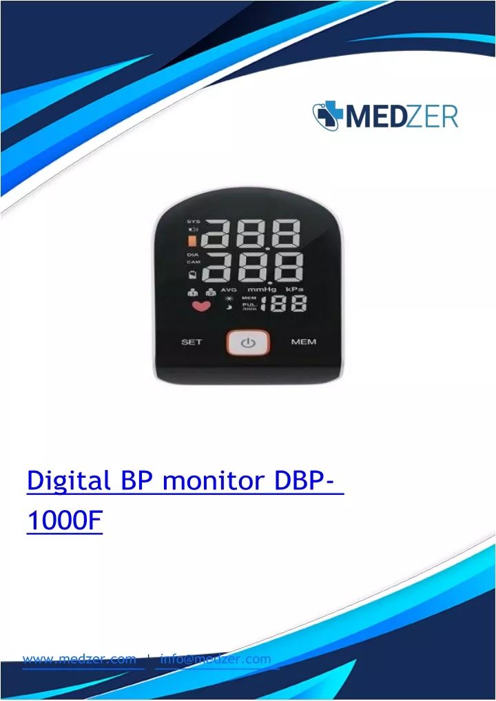 digital bp monitor dbp 1000f