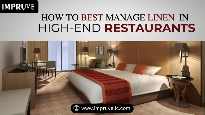 how to best manage linen in high end restaurants