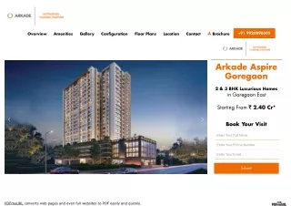 Arkade Aspire Goregaon East - Luxury Apartment Mumbai