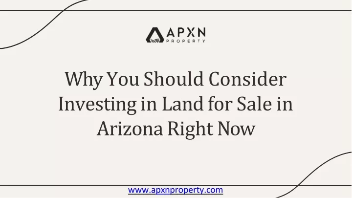 why you should consider investing in land for sale in arizona right now