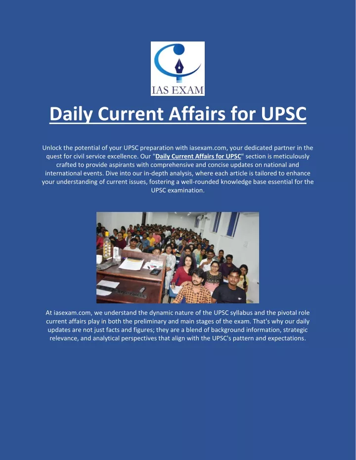 daily current affairs for upsc