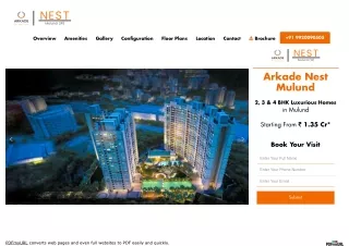 Arkade Nest Mulund West - New Launch Project Mumbai