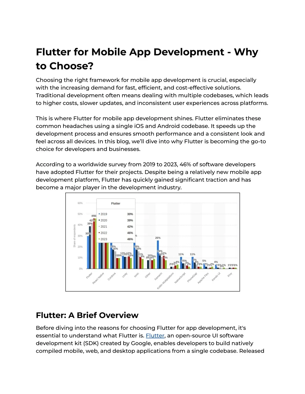 PPT - Flutter for Mobile App Development - Why to Choose PowerPoint ...