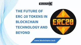 the future of erc 20 tokens in blockchain