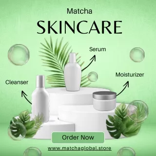 matcha processed for use in skincare?