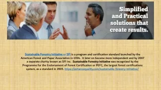 SFI Certification