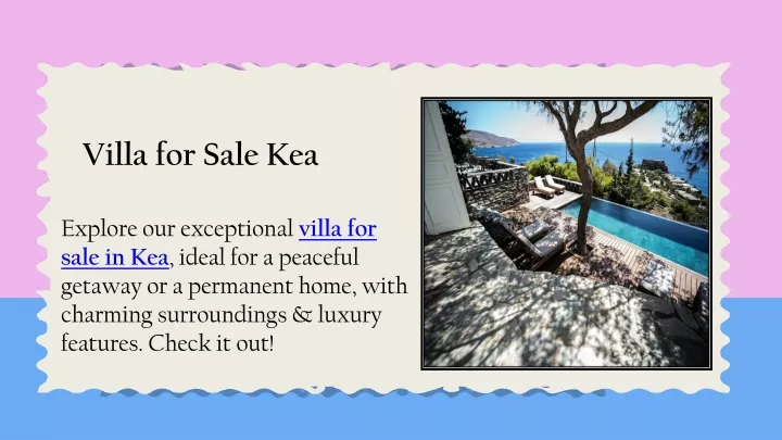 villa for sale kea