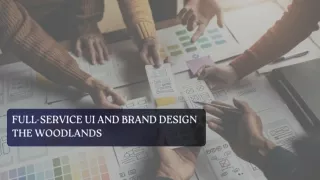 full service ui and brand design the woodlands