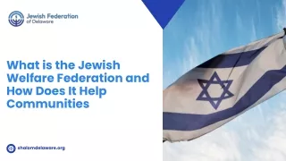 what is the jewish welfare federation