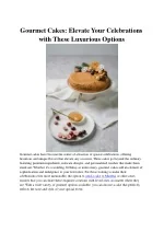Gourmet Cakes_ Elevate Your Celebrations with These Luxurious Options - slide 1