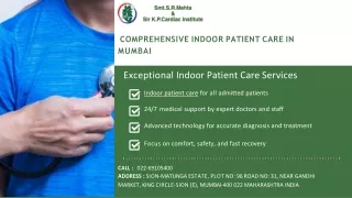 comprehensive Indoor Patient care in mumbai at SRM Hospital