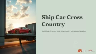 Ship Car Cross Country