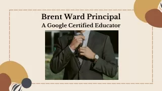 brent ward principal a google certified educator