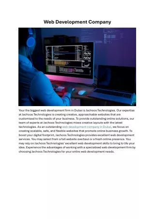 web development company