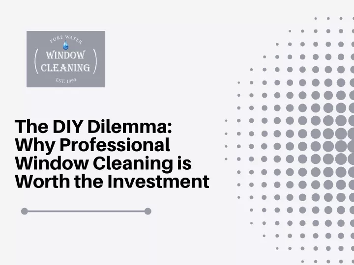 the diy dilemma why professional window cleaning