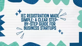 iec registration made simple a clear step by step
