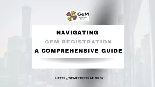 navigating gem registration a comprehensive guide